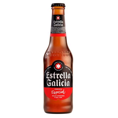 Botella de Cerveza Estrella Galicia