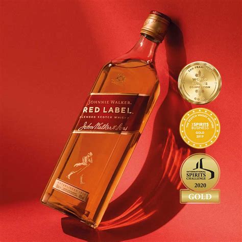 Botella de Johnnie Walker Red Label