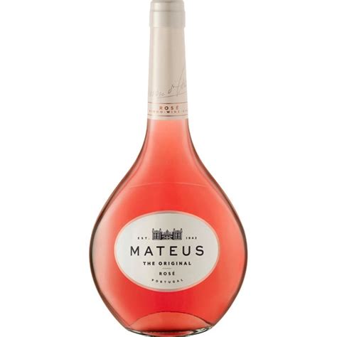 Botella de Vino Mateus Rosado