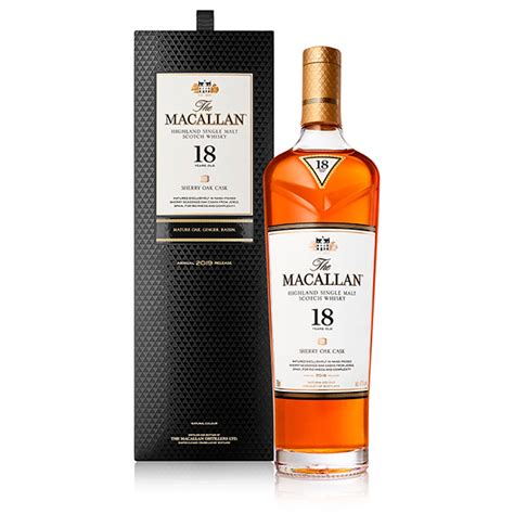 Botella de whisky Macallan 18 años
