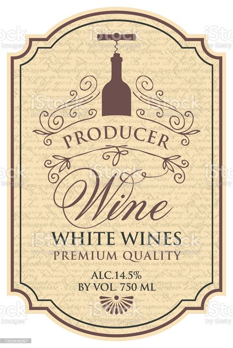 Botellas de vino y licores con diseños de etiquetas atractivos