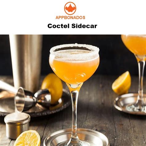 Cóctel Sidecar con coñac