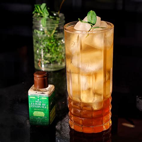 Cóctel con té