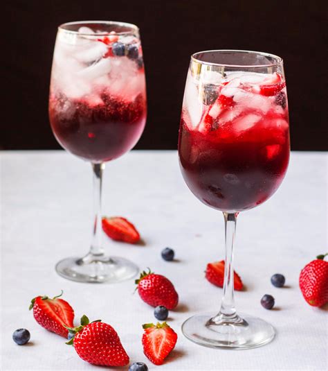 Cócteles con vino tinto