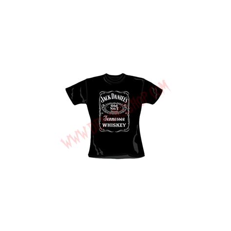 Camiseta Jack Daniels Mujer Diseño