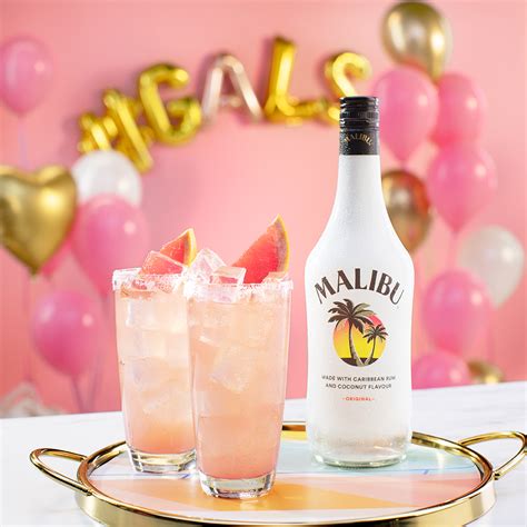 Coctel con Malibu