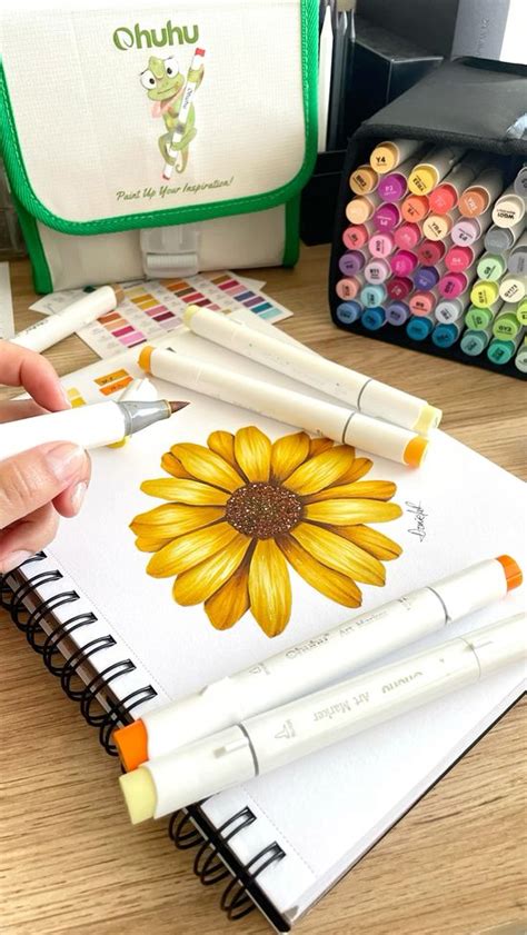 Dibujo con marcadores de alcohol