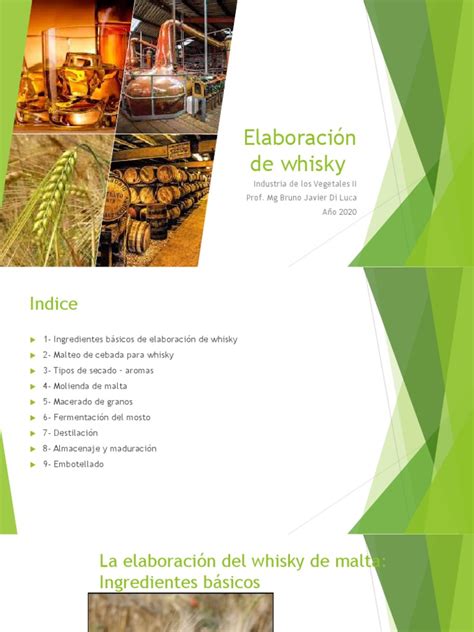 Elaboración Sustentable de Whisky