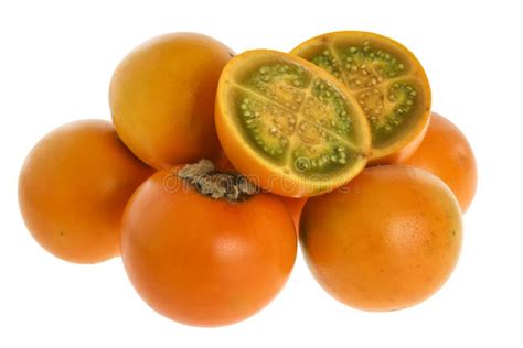 Fruta de Lulo (Solanum quitoense)