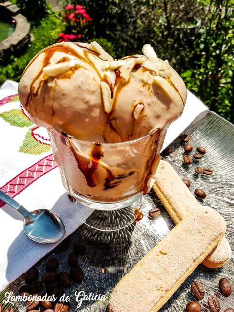 Helado de licor de café casero