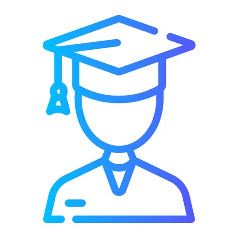 Icono de alumno azul