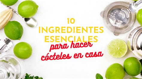 Ingredientes para cócteles