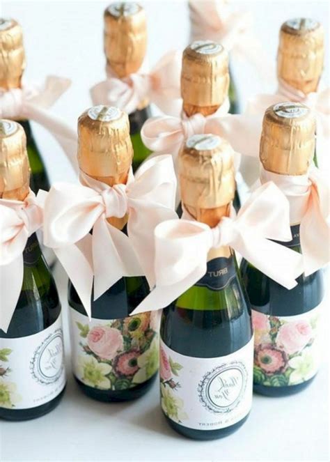 Inspiración para regalos de boda temáticos de champagne
