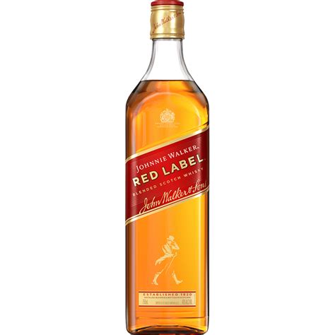 Johnnie Walker Red Label con hielo