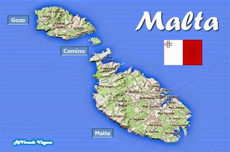 Mapa de Malta