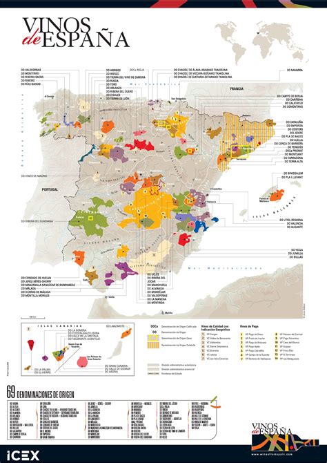 Mapa de Vinos Españoles