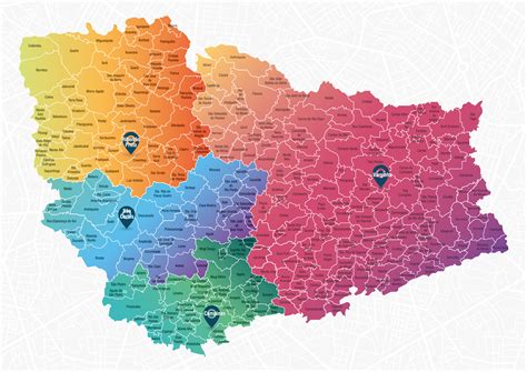 Mapa de cobertura Despacho Express