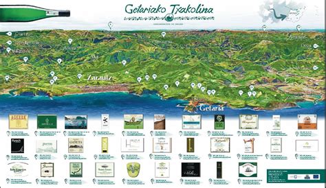 Mapa de la Denominación de Origen Getariako Txakolina