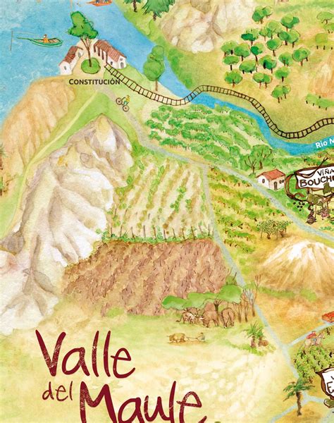 Mapa del Valle de Maule