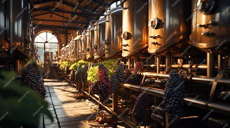 Maquinaria en la producción de vino