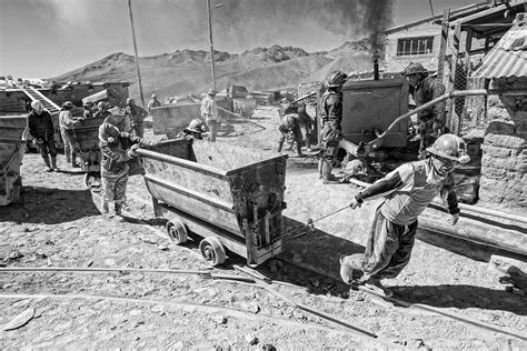 Mineros en Potosí