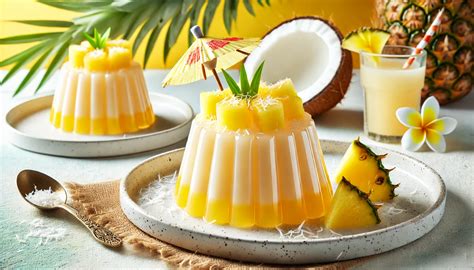 Panacotta de Piña Colada