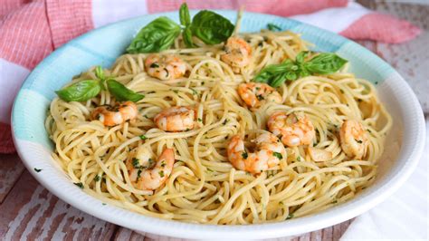 Pasta con Gambas