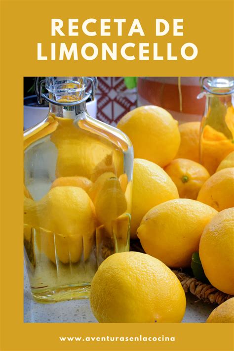 Preparación de Limoncello Casero