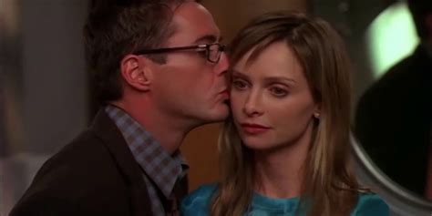 Robert Downey Jr. y Calista Flockhart como Larry y Ally en Ally McBeal