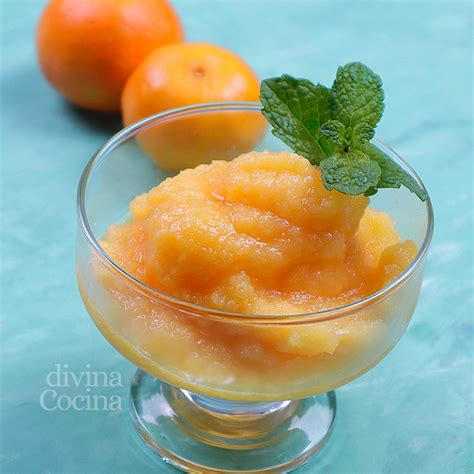 Sorbete de Mandarina con Sidra