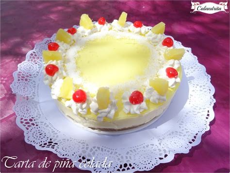 Tarta Piña Colada con Gelatina