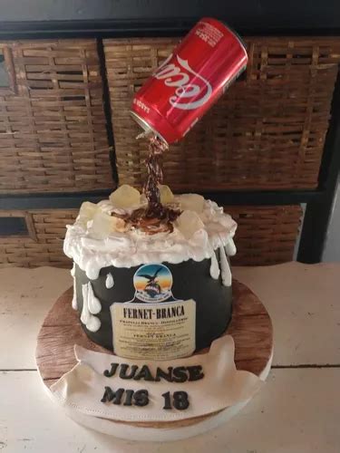 Torta con Fernet Branca y Coca Cola