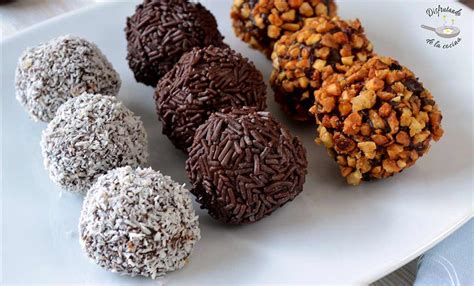 Trufas de Chocolate Blanco con Coñac como Regalo