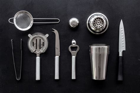 Utensilios de coctelería