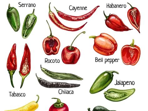 Variedad de Chiles