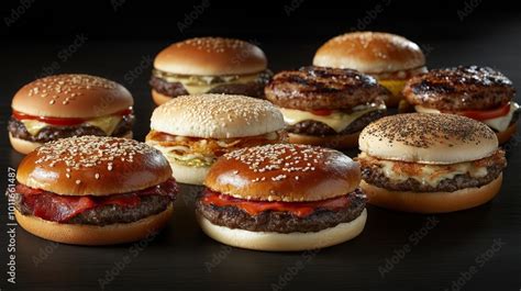Variedad de Hamburguesas