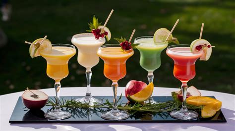 Variedad de mocktails