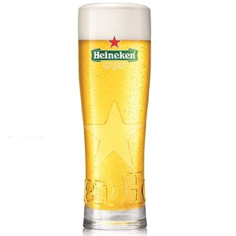 Vaso de cerveza Heineken