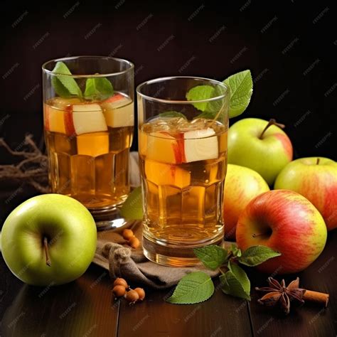 Vasos de Sidra de Manzana