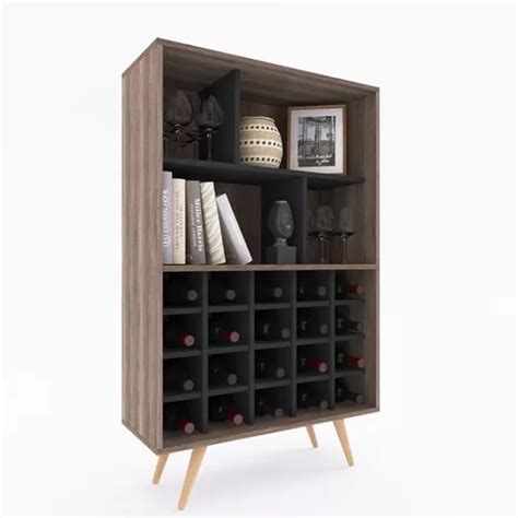 Vinoteca con biblioteca