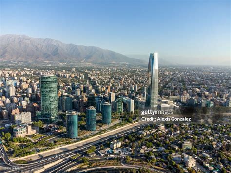 Vista aérea de Santiago